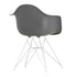 Cadeira de Braços em Plástico Eames DAR / Base Branca